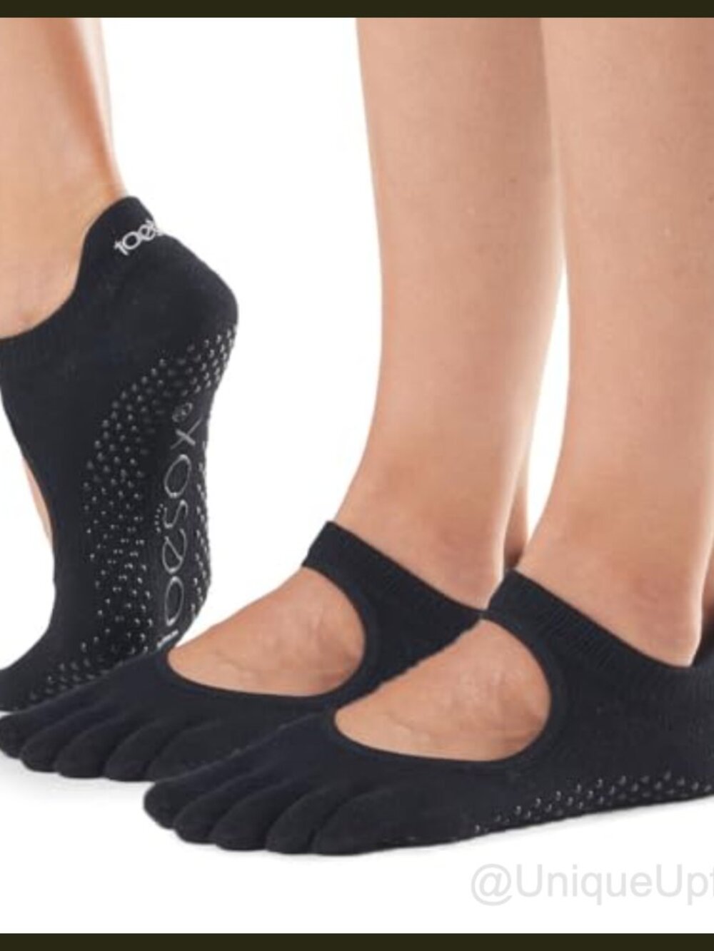 Full Toe Grip Socks for Barre Pilates Yoga Non-Slip Machine Washable